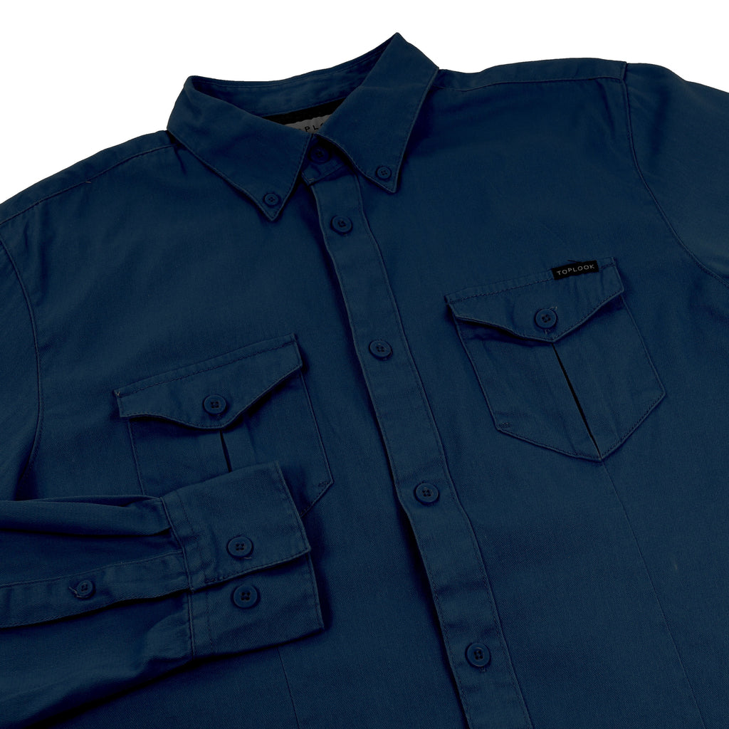 TL London 2 Pocket Long Sleeve Shirt