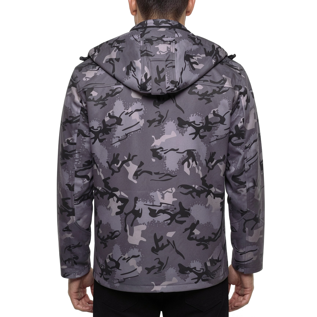 Result Camo TX Performance Hooded Softshell Jacket